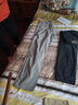 真维斯（Jeanswest）休闲裤男士秋冬季新款2025宽松直筒纯棉舒适透气时尚百搭长裤子男 浅灰+卡其 32 码(2尺4) 实拍图