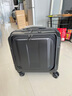 Unite Star前开口商务登机箱18英寸电脑拉杆箱多功能行李箱短途小型旅行箱 18寸前开口登机箱 拉链 18英寸 前开口电脑登机箱 实拍图