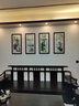 紫腾随轩梅兰竹菊挂画新中式四联壁画中国风四条屏客厅沙发背景墙画装饰画 图8 40*80cm*4CM（有机玻璃） 实拍图