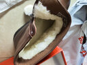 意尔康妈妈棉鞋加绒保暖中老年真皮舒适魔术贴短靴 14723W棕色40 实拍图