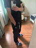 吉普（JEEP）工装裤男夏季直筒裤子男士运动冲锋伞兵休闲男裤 黑色 L 实拍图