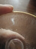 肖字和德 玻璃茶杯功夫茶杯日式锤目纹透明小茶杯主人杯描金玻璃杯子品茗杯功夫茶具 赏心-描金边杯 实拍图