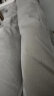 南极人（Nanjiren）休闲裤男2024春夏季薄款新款百搭阔腿裤显瘦宽松男士休闲直筒裤 深灰色 XL-建议125-155斤 晒单实拍图