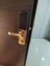 大禹（DAYU)智能指纹锁电子锁密码锁刷卡锁感应锁智能APP家用防盗门锁 香槟金+自动下滑盖+防猫眼开启+不联网（自己安装） 实拍图