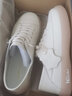 ZHR休闲鞋女真牛皮可踩脚果冻底女鞋学生舒适百搭运动免系带平底小白鞋女 A77 米色 38  实拍图