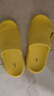 B.Duck小黄鸭童鞋儿童拖鞋男女童四季室内家居鞋浴室一字拖5916黄色40 实拍图