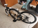 永久（FOREVER）自行车男女铝合金双碟刹山地车青少年成人越野竞技避震单车 27速27.5寸铝架-消光灰 实拍图