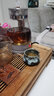 麦卓（MAKE JOY） 煮茶器黑茶煮茶壶全自动蒸汽电茶壶保温泡茶蒸茶壶花茶普洱养生壶 02黑（按键款）+把杯套装 1L 实拍图