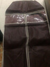 小黑裙立体衣服防尘罩家用加厚透气大衣罩全封闭挂式防尘套收纳袋挂衣袋 咖啡色 大号宽(78cm宽*52cm深*120cm高) 实拍图