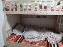 雷扬【上门安装】实木上下床双层床架上下铺双人亲子床两层木床高低床 梯柜上130下150+书架+抽屉+2床垫 自行安装 实拍图