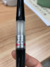 吴竹（KURETAKE）原装进口进口科学毛笔自带墨水超大墨囊替芯（不含笔尖）  黑色中楷XOC50-10S 晒单实拍图