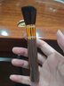 凡越黑檀木扫水茶刷家用不易掉毛茶盘养壶笔功夫茶具配件茶道零配笔刷 黑檀木金色茶刷（圆把） 实拍图