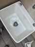国米（Guomi）陶瓷拖把池阳台大号方形拖布池 拖把盆卫生间地拖水池家用洗墩布池 A台控一键下水（不带水龙头） 晒单实拍图