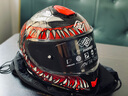 FASEED法赛德全盔碳纤维头盔男861摩托车机车赛车特大双镜片女防雾四季 新花毒牙（送镜片+防雾贴+头套+Y10耳机 M(55-56)头围 实拍图