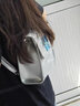 察今双肩包设计感小众包包女士2024新款时尚JK书包高级感学院风背包 银色 实拍图