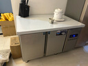 志高（CHIGO）冷藏工作台奶茶店设备全套水吧台不锈钢保鲜平冷操作台冰柜 厨房冰箱商用保鲜工作台 1.2M-0.8M-0.8M双温【-18°|数显】 【不锈钢内层架】店长推荐 实拍图