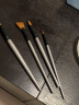 蒙玛特(Mont Marte)水粉笔4支装 水彩画笔儿童水彩画画笔美术颜料勾线笔 扇形排笔学生水彩笔套装BMHS0013 实拍图