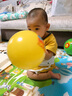 费雪(Fisher-Price) 甩甩球婴幼儿甩甩球摇摇球儿童玩具球大号F0529 蓝色 实拍图