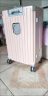朽迈多功能行李箱带挂钩拉杆男学生大容量加厚密码箱 藕粉色20英寸 晒单实拍图