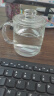乐美雅（Luminarc)玻璃把杯咖啡杯防摔防爆喝水杯果汁杯诺卡钢化牛奶杯 乐美雅钢化茶杯带玻璃盖380ml1只 实拍图