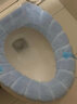 马桶垫坐垫O型针织可水洗马桶套坐便套家用马桶圈 通用加厚 粉+粉 共2件 实拍图