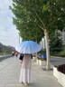 骄阳儿童长柄雨伞7-12岁防水套晴雨两用学生太阳伞长把伞防晒防紫外线 雾霾蓝 】16骨【 防水套-防晒50+ 实拍图