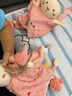Kissbaby Miracle安抚玩偶宝宝安抚巾婴儿可入口睡眠豆豆手偶睡觉手指偶玩具可啃咬 小兔贝拉【手偶】 实拍图