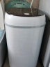 小鸭4.5公斤小型半自动单桶迷你洗衣机 婴儿小洗衣机 内衣裤洗衣机小型 黑色 WPS4568L 实拍图