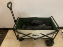 TANXIANZHE探险者露营车户外营地装备野餐桌板折叠小拖车便携野营车摆摊推车 250L 抹茶绿【双刹轮宽10CM】+桌板 实拍图