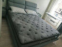 顾家家居【夺冠系列】爱可扣弹簧德国muller3D透气芯床垫夺冠1号垫M1082 床垫+海雾蓝B186皮床1.8 实拍图