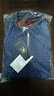 诺贝尔保罗（NOBOLPAUL）衬衫男长袖商务休闲免烫水洗春秋衬衣中老年男士爸爸条纹纯色衬衣 1926-20蓝底白条 41 实拍图