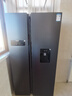 达米尼（Damiele）饮水机水吧冰箱602双开门冰箱风冷无霜家用制冰冰箱对开门冰箱一级变频冰箱 D602蔷薇蓝 实拍图