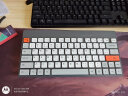 B.O.W 航世 MK620无线键盘超薄轻音键盘便携可爱女生键盘适用于办公家用笔记本台式机键鼠套装 2.4G单键盘【橙灰黑】 实拍图