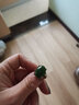 赵禄和田玉碧玉戒指女款925银镶菠菜绿玉石玉器指环婚戒520礼物 图片色 实拍图