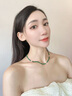 abyb charming四重奏串珠项链女可叠戴颈链孔雀石情人节送女友老婆生日礼物 四重奏 项链 （孔雀绿） 实拍图