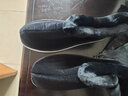 红青百年棉鞋男加绒加厚高帮老棉鞋防滑爸爸鞋老北京居家办公室保暖冬鞋 黑色【拉链款】 42 适合40的脚 实拍图