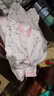 翘脚鸭 婴儿衣服新生儿连体衣秋冬季满月宝宝睡衣纯棉百天爬爬服春秋款 粉小熊2件【四季·系带款】 52cm （新生或待产） 实拍图