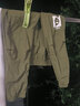 G.DUCKKIDS男童春秋薄款长裤2025新款儿童裤子夏季休闲工装裤中大童运动裤潮 绿色20B 纯棉款 130 建议8-9岁 建议身高125cm左 实拍图
