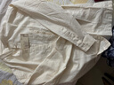 无印良品 MUJI 男式 棉水洗牛津 立领衬衫 纯棉全棉 ACA40C2S 白色 M 170/92A 实拍图