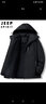 JEEP SPIRIT吉普棉服男冬季连帽韩版潮流外套男士加绒棉衣男装 黑色 3XL  实拍图
