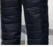 zoomell老年羽绒裤女70-80岁奶奶内胆内穿宽松直筒羽绒裤老年奶奶保暖裤 黑色 3XL 实拍图