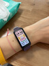 Keep智能手环替换表带适用手环B4及B4 Lite替换腕带定制 双色波纹款 - 魅力紫 实拍图