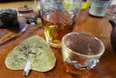 容山堂镶锡水晶玻璃茶杯主人杯单杯建盏加厚四君子品茗杯功夫茶具 锡花玻璃茶杯-菊 实拍图
