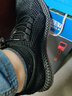 PointZerone新款夏季洞洞鞋男飞织防滑防臭开车外穿透气时尚镂空沙滩鞋凉鞋男 黑色 41 标准运动鞋码 实拍图