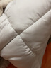 皇朝家私防钻绒系列 60%白鸭毛羽毛被 冬被 1500g 150*200cm 白色 实拍图