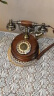 金顺迪920 仿古电话机复古电话 欧式实木金属家用客厅家用座机 旋转款(接电话线) 实拍图