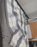 九洲鹿家纺 宿舍床三件套纯棉100%被套单人150×200cm 咖格 实拍图