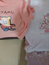 欧妤短袖t恤女2025夏季女装新款韩版宽松休闲体恤女上衣打底衫 粉色彩色熊+白色粉熊 2XL 建议120-130斤 实拍图