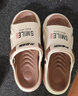 京策李云宁拖鞋男夏季外穿运动防滑踩屎感男士网红两穿椰子一字凉鞋 米粽色【升级版】 44 【44-45同码】 实拍图