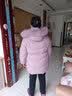 鸭鸭（YAYA）中年妈妈冬装羽绒服女中长款时尚洋气高贵40岁50中老年人女装外套 紫色 2XL (建议100-120斤) 实拍图
